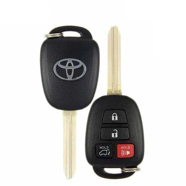 2013-2019 Toyota Highlander / RAV4 / 4-Button Remote Head Key / PN: 89070-0R100 / GQ4-52T / H Chip / OEM REFURB 2013-2019 Toyota Highlander / RAV4 / 4-Button Remote Head Key / PN: 89070-0R100 / GQ4-52T / H Chip / OEM REFURB